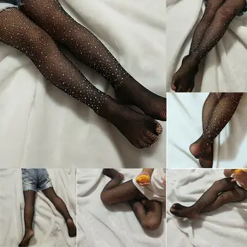 Το 2019 Μωρό Το Καλοκαίρι Κάλτσες Μόδας Για Τα Κορίτσια Για Τα Διχτυωτά Καλσόν Μοναδικό Σχέδιο Διαμαντιών Shinny Bling Κόμμα Κάλτσες Καλσόν