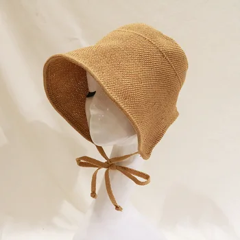 Το 2023 Νέες Γυναίκες Γαλλία Ψαράς Καπέλο Άνοιξη Καλοκαίρι Αντηλιακό Καπέλο Μεγάλο Χείλος Καπέλο Κάδων Άκρη της Αντι-υπεριώδους ακτίνας Uv Καπέλο Ήλιων Δώρο