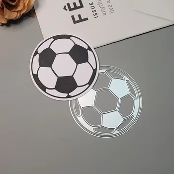 Το ποδόσφαιρο Κοπή Πεθαίνει Φόρμα Λεύκωμα Σφραγίδα DIY Εγχειρίδιο Μούχλα στο Σπίτι Άλμπουμ Παραγωγής Χάλυβα Άνθρακα Κύβων Περικοπές 2022 Νέα