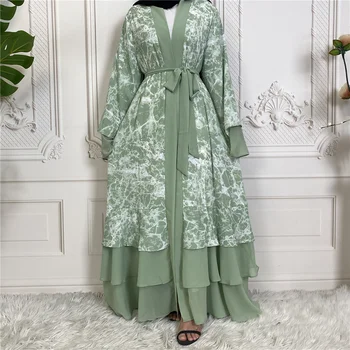 Το Ραμαζάνι, Eid Mubarak Ρόμπα Longue Κιμονό Femme Musulmane Ντουμπάι Abaya Για Τις Γυναίκες Καφτάνι Το Πακιστάν, Την Τουρκία, Το Ισλάμ Αραβικό Μουσουλμανικό Φόρεμα