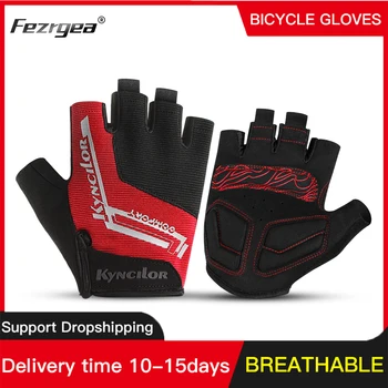 Υπαίθρια Ποδηλασία Μισά Γάντια Δάχτυλων Αθλητισμός Fitness Ανδρών Και Γυναικών Αναπνεύσιμος Μη-Slip Σύντομη-Finger Γάντια Ανακύκλωσης Νέα Προϊόντα