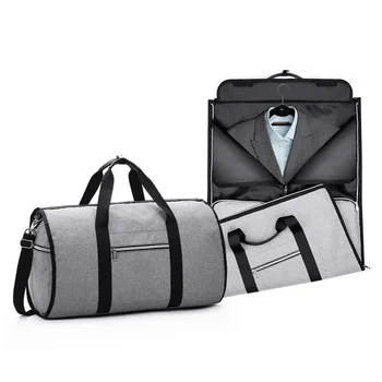 Φορητή Πολυτελή Suit Τσάντα Αποθήκευσης 2 σε 1 Busines Ταξιδιωτικό Σάκο ανδρικό Ένδυμα Τσάντα Ώμων Ταξιδιού Τσάντα Ενδυμάτων Τσάντα Αποσκευών