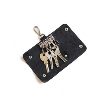 Φορητό PU Keychain Κάτοχος Άνδρες Γυναίκες Βασικός Διοργανωτής Split Κλειδί του Αυτοκινήτου Πορτοφόλι Οικονόμος Βασική Περίπτωση για άνδρες και για Γυναίκες Μίνι Κλειδί Τσάντα Αποθήκευσης