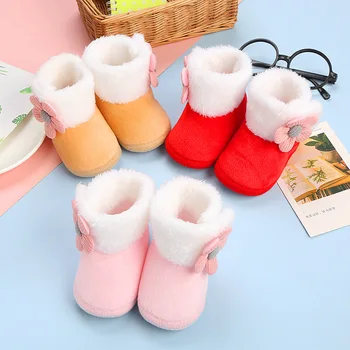Χαριτωμένο Πριγκίπισσα μωρό παπούτσια μαλακό χειμώνα παιδί παπούτσια για Αγόρια και κορίτσια με κασμίρι κάλτσες παπούτσια Νεογέννητο του Πλανήτη Παπούτσια
