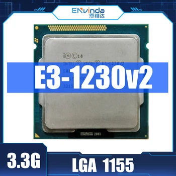 Χρησιμοποιείται Intel Xeon E3 1230 V2 3.3 GHz SR0P4 8M Τετραπλού Πυρήνα LGA 1155 CPU E3 1230V2 Επεξεργαστής Xeon V2 Series