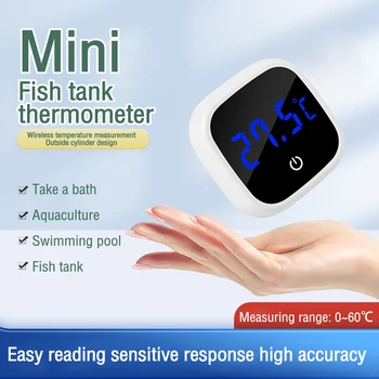 Ψηφιακό Θερμόμετρο LCD Εσωτερικός Ηλεκτρονικός Μετρητής Θερμοκρασίας μετεωρολογικός Σταθμός Ρολόι Ενυδρείο Θερμόμετρο Δεξαμενή Ψαριών Θερμόμετρο