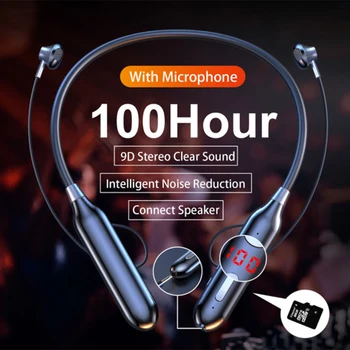【Έτοιμο Απόθεμα】ΑΡΧΙΚΉ 9D Ήχο Surround υψηλής Πιστότητας Ασύρματα Ακουστικά Bluetooth Αθλητισμού Στερεοφωνικά Ακουστικά Handfree Bluetooth Ακουστικό in-Ear