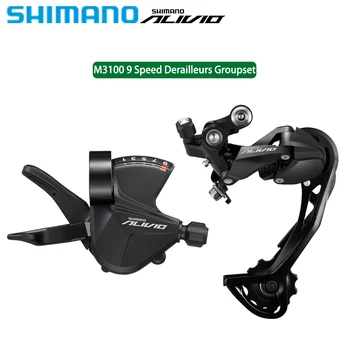 SHIMANO ALIVIO M3100 9V Κοστούμι Shifter Μοχλό Πίσω Ντεραγιέ, SGS 9S Μίνι Groupset Για MTB Ποδήλατο Mountain Bike Αρχικά Μέρη
