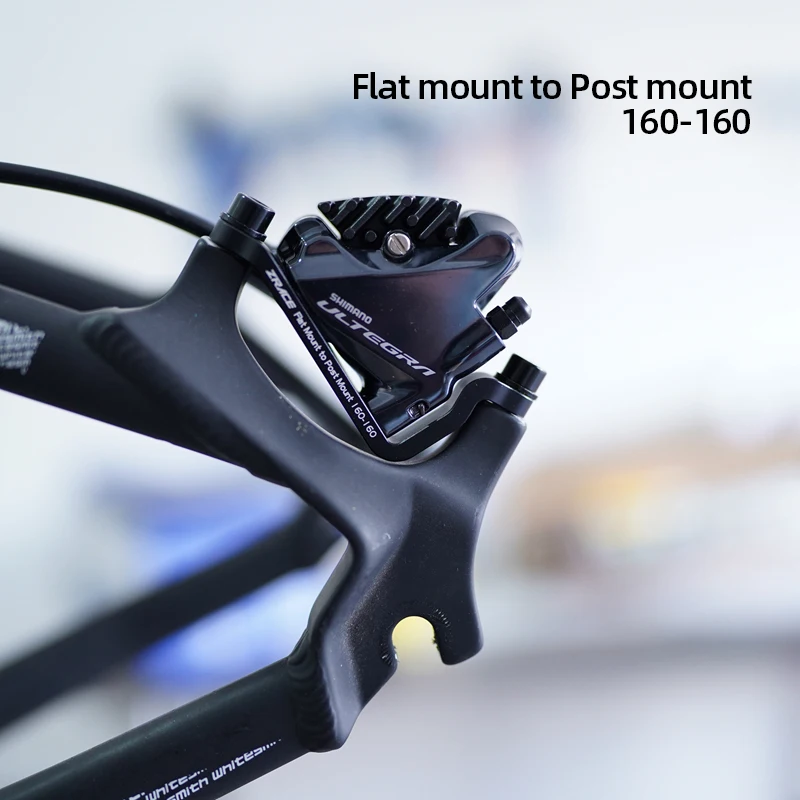 ZRACE Ποδήλατο Φρένων Δίσκων Προσαρμοστής Post / ΕΊΝΑΙ Επίπεδη Mount +20mm Ποδήλατο Παχυμετρικός διαβήτης Φρένων Προσαρμοστής Flatmount Postmount Προσαρμοστής 140/160mm