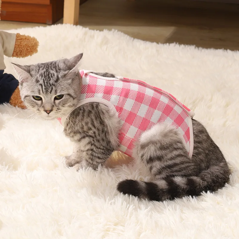 Στείρωση γάτας Κοστούμι Αντι-γλείψε την Ανάκτηση Ρούχα Μετά από Χειρουργική επέμβαση για το Μικρό Σκυλί Στολή Γάτα Γατάκι τον Απογαλακτισμό Κοστούμι Pet Care Ρούχα