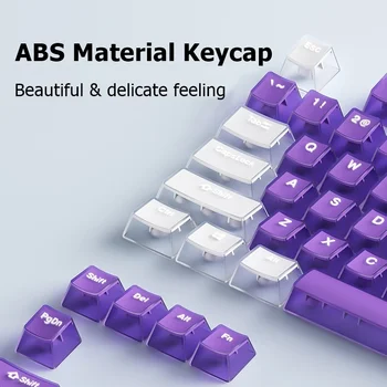 Διαφανές κρύσταλλο keycaps,Τέσσερις όψης Διαφανές keycaps, COEM ύψος 114 κλειδιά, ABS Υλικό Για 61/68/71/84/87/98/104 Πληκτρολόγιο
