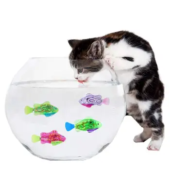 Παιχνίδι γάτας Διαδραστική Ηλεκτρική Ψάρια Γάτα Παιχνίδια για Εσωτερική LED Play ρομπότ Ψάρια για τα Παιχνίδια της Pet accesorios gatos productos para mascotas