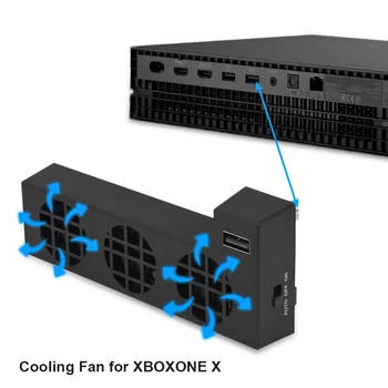 Πρακτικό Ελέγχου Θερμοκρασίας USB Δροσίζοντας δοχείο Ψύξης Ανεμιστήρων για το Xbox One X Series Κονσόλα Παιχνιδιών Smart πιό δροσερός Ανεμιστήρας Αποφύγετε την Υψηλή Θερμοκρασία